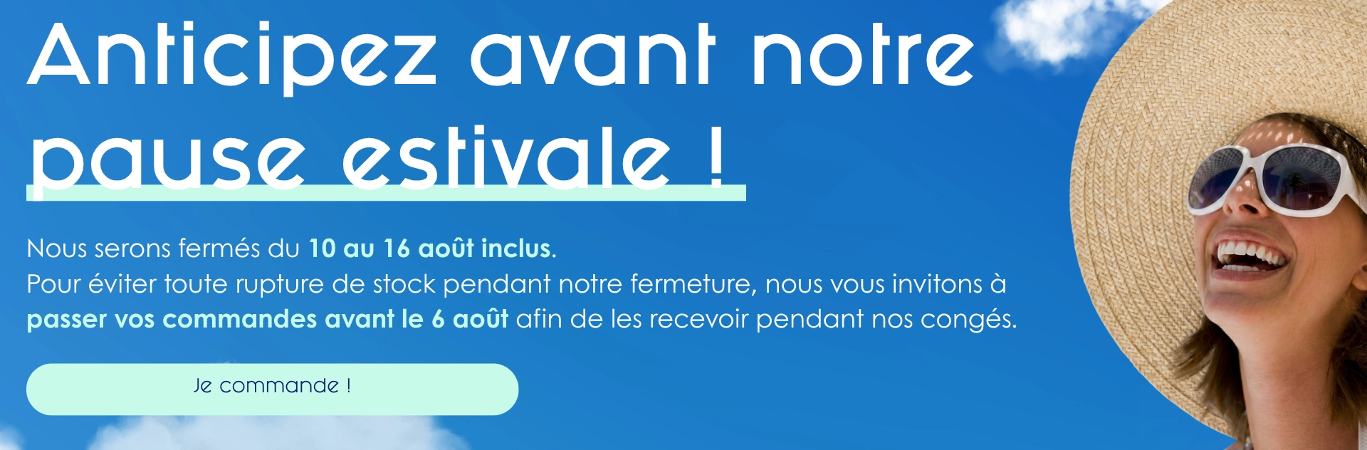 Visuel de la bannière pour annoncer la fermeture d'ASTEM cet été