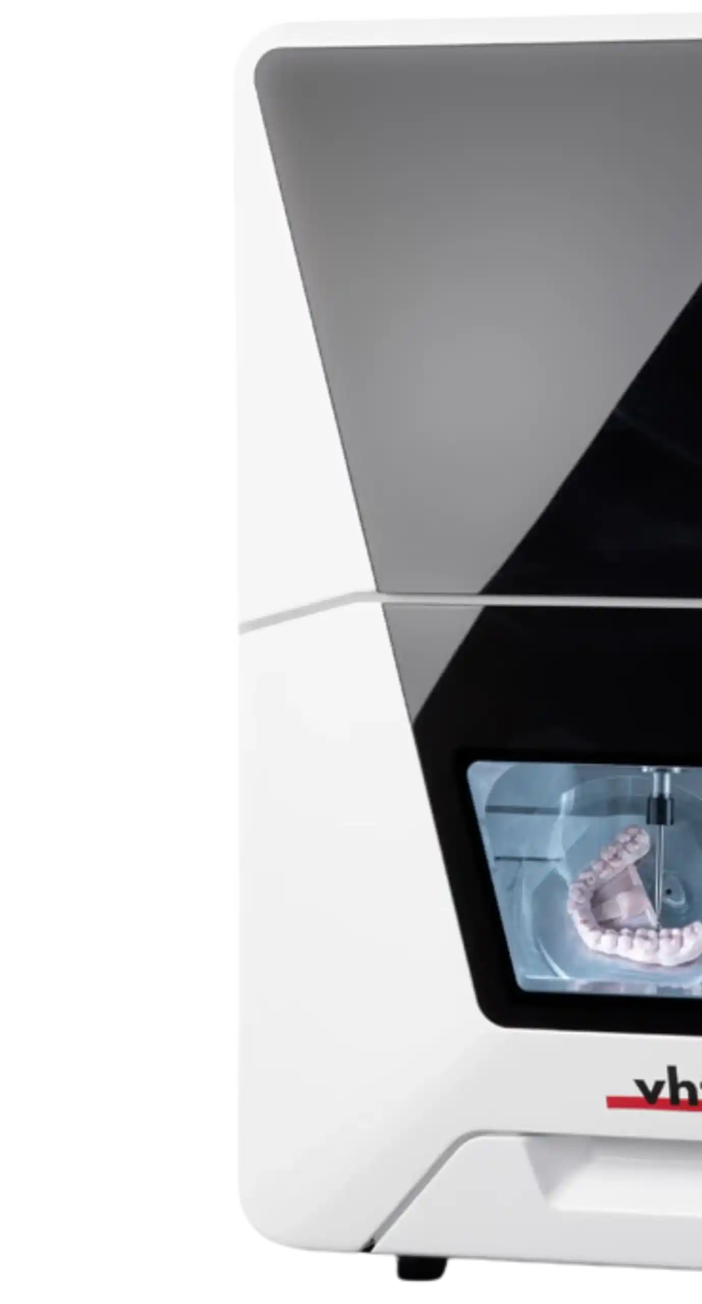 Visuel latéral usinage de l'empreinte au sourire dans la même séance
