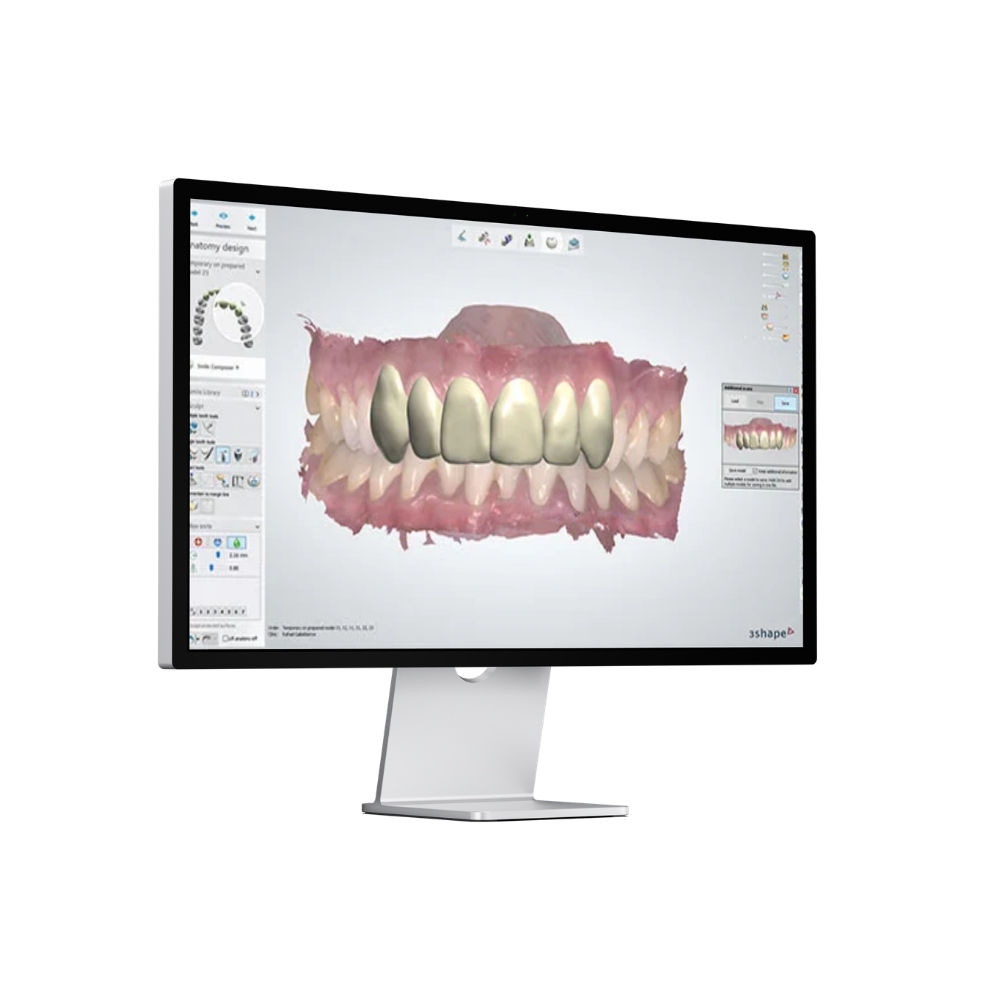 Visuel du logiciel Dental System