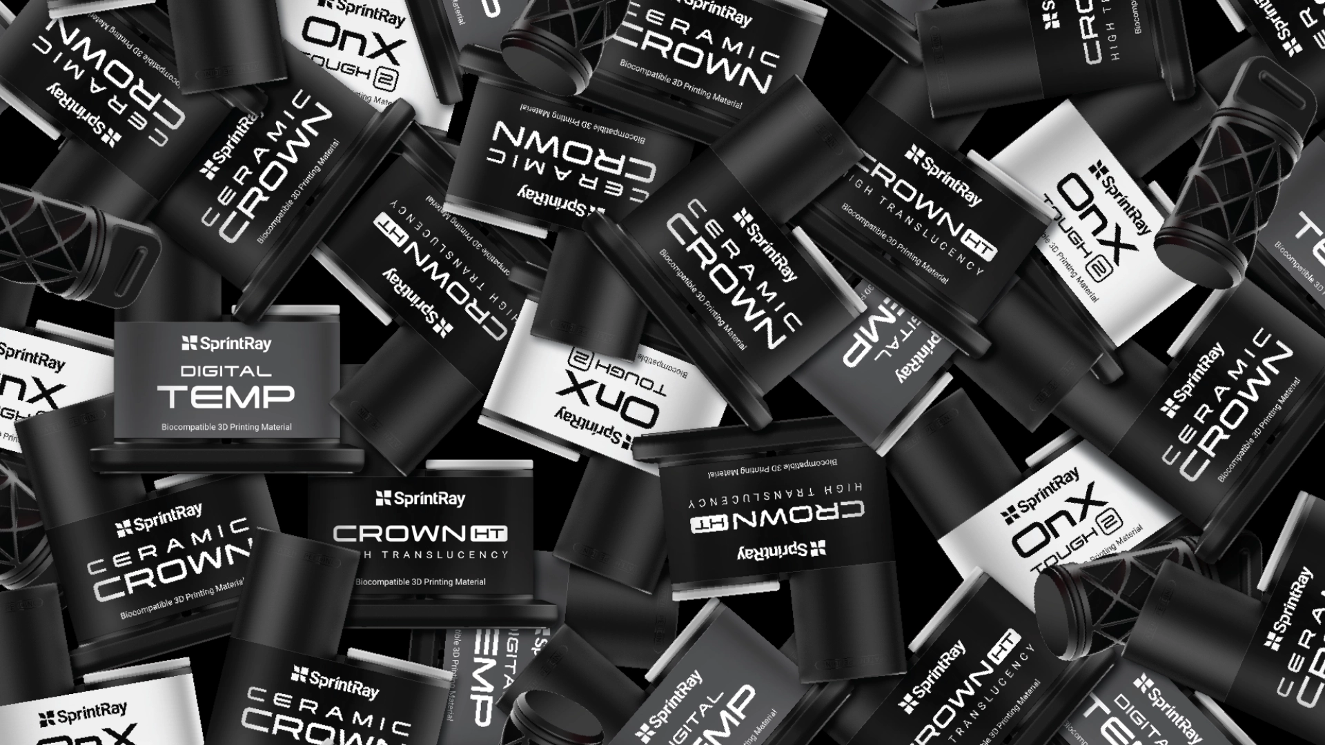Restore, Ceramic Crown, Crown HT, Digital Temp, OnX Tough 2 : indications, translucidité, résistance, teintes et prix. Notre guide des capsules SprintRay Midas.