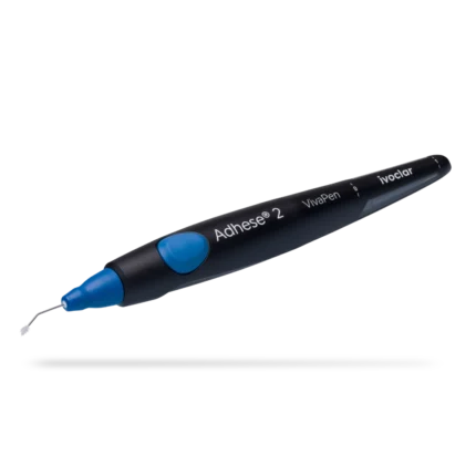 Adhesif universel Adhese 2 Ivoclar au format VivaPen avec canules LC et DC bleu