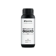 Flacons de résine SprintRay SportsGuard de 500 g en teintes Crimson Red, Cobalt Blue et Clear pour protège-dents sportifs